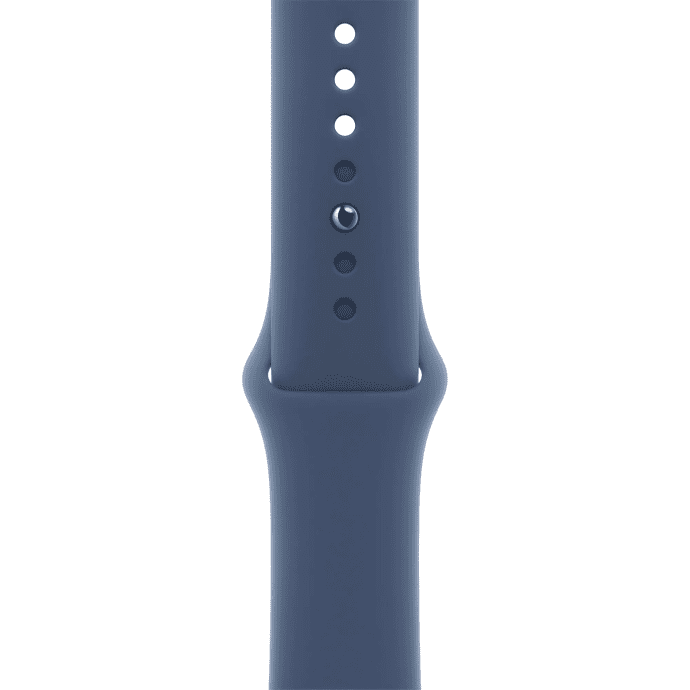 Смарт-годинник Apple Watch SE 2 GPS 44mm Silver Aluminium Case w. Denim Sport Band - M/L (MXER3)  Фото №1
