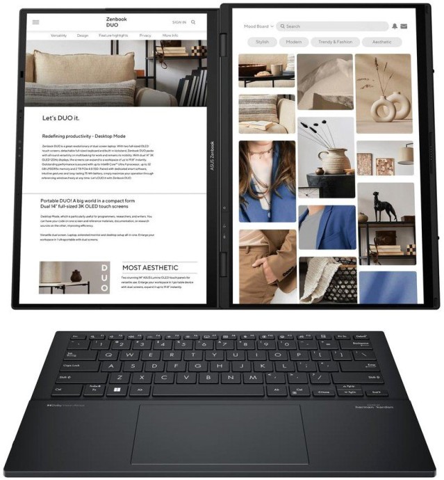 Ноутбук ASUS ZenBook Duo UX8406MA (UX8406MA-PS99T)  Фото №4
