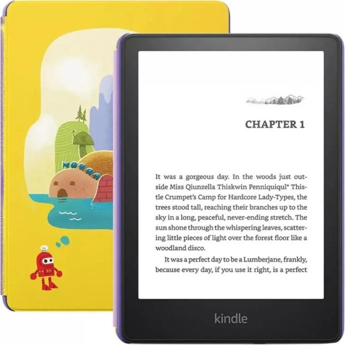 Электронная книга с подсветкой Amazon Kindle Paperwhite Kids 11th Gen. 2021 Robot Dreams cover