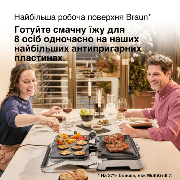 Електрогриль притискний Braun MultiGrill 9 CG 9043  Фото №6