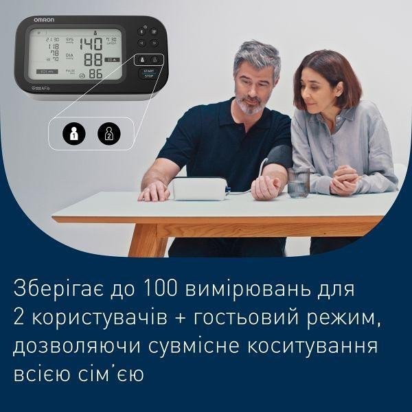 Тонометр Omron M7 Intelli Afib (HEM-7380T1-EBK)  Фото №3