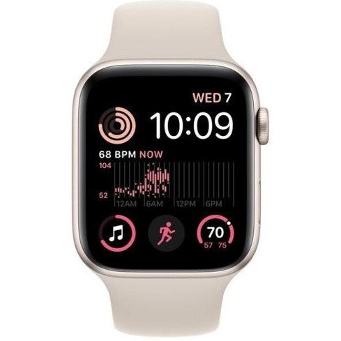 Смарт-годинник Apple Watch SE 2 GPS + Cellular 40mm Starlight Alu. Case w. Starlight Sport Band - S/M (MXFY3, MXGJ3)