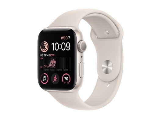 Смарт-годинник Apple Watch SE 2 GPS + Cellular 40mm Starlight Alu. Case w. Starlight Sport Band - S/M (MXFY3, MXGJ3)  Фото №0