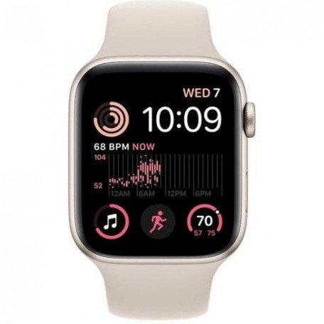 Смарт-годинник Apple Watch SE 2 GPS + Cellular 40mm Starlight Alu. Case w. Starlight Sport Band - S/M (MXFY3, MXGJ3)