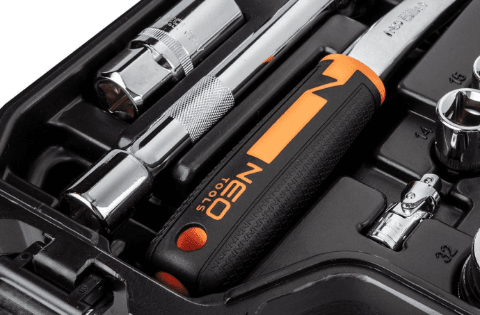 Набор торцевых головок с трещоткой NEO Tools 10-059  Фото №0