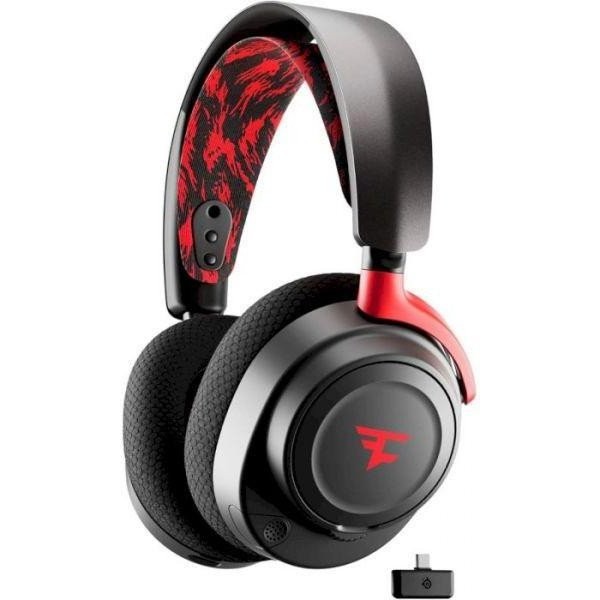 Наушники с микрофоном SteelSeries Arctis Nova 7 Wireless Faze Clan (61556)