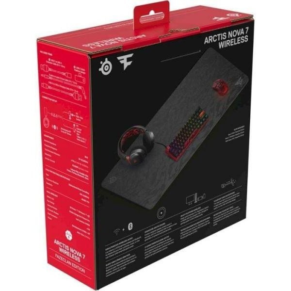 Наушники с микрофоном SteelSeries Arctis Nova 7 Wireless Faze Clan (61556)  Фото №4