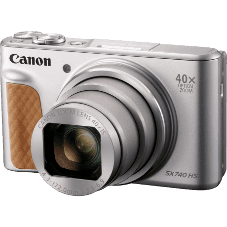 Компактний фотоапарат Canon PowerShot SX740 HS Lite Silver (2956C031AA)  Фото №2