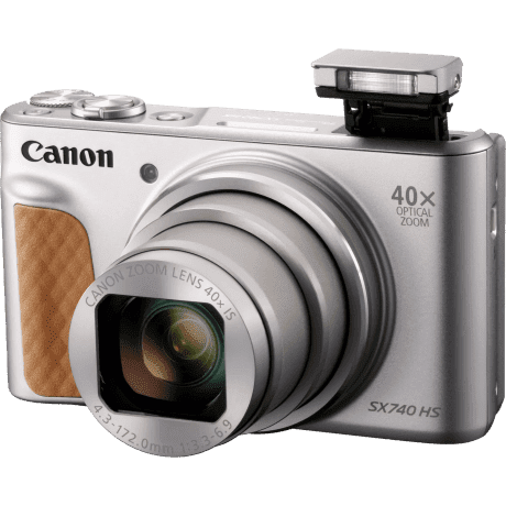 Компактний фотоапарат Canon PowerShot SX740 HS Lite Silver (2956C031AA)  Фото №3