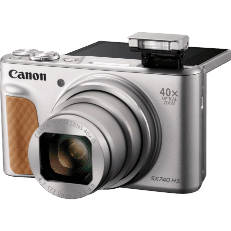 Компактний фотоапарат Canon PowerShot SX740 HS Lite Silver (2956C031AA)  Фото №4