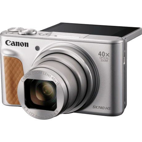 Компактний фотоапарат Canon PowerShot SX740 HS Lite Silver (2956C031AA)  Фото №7