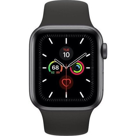 Смарт-годинник Apple Watch Series 5 GPS 40mm Space Gray Aluminum w. Black b.- Space Gray Aluminum (MWV82)