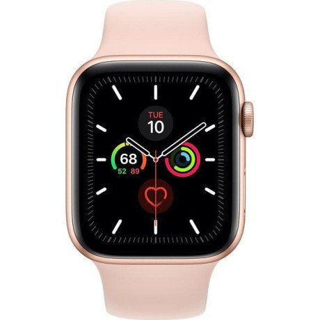 Смарт-годинник Apple Watch Series 5 GPS 40mm Gold Aluminum w. Pink Sand b.- Gold Aluminum (MWV72) (Open Box) 