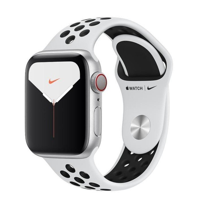 Смарт-годинник Apple Watch Nike Series 5 GPS 40mm Silver Aluminum w. Silver Aluminum (MX3R2)  Фото №0