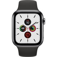 Смарт-годинник Apple Watch Series 5 GPS 44mm Space Gray Aluminum w. Black b.- Space Gray Aluminum (MWVF2) 
