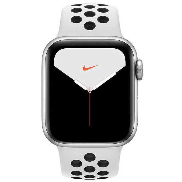 Смарт-годинник Apple Watch Nike Series 5 GPS 44mm Silver Aluminum w. Silver Aluminum (MX3V2)