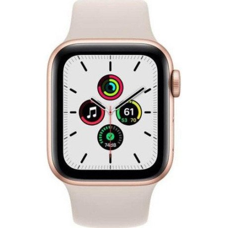 Смарт-часы Apple Watch SE GPS 40mm Gold Aluminum Case w. Starlight S. Band (MKQ03) (Open)