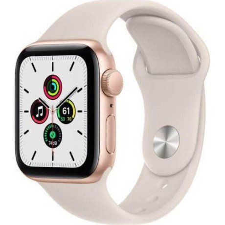 Смарт-часы Apple Watch SE GPS 40mm Gold Aluminum Case w. Starlight S. Band (MKQ03) (Open)  Фото №0