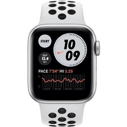 Смарт-часы Apple Watch Nike SE GPS + Cellular 40mm Silver Aluminum Case w. Pure Platinum/Black Nike Sport B. (MYYR2/MYYW2)