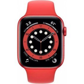 Смарт-часы Apple Watch Series 6 GPS 44mm (PRODUCT)RED Aluminum Case w. (PRODUCT)RED Sport B. (M00M3)