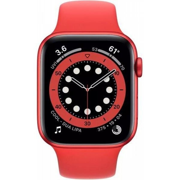 Смарт-годинник Apple Watch Series 6 GPS 44mm (PRODUCT)RED Aluminum Case w. (PRODUCT)RED Sport B. (M00M3)