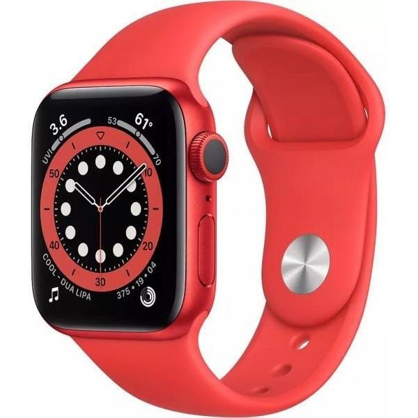 Смарт-годинник Apple Watch Series 6 GPS 44mm (PRODUCT)RED Aluminum Case w. (PRODUCT)RED Sport B. (M00M3)  Фото №0