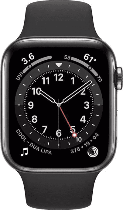 Смарт-часы Apple Watch Series 6 GPS + Cellular 40mm Space Gray Aluminum Case w. Black Sport B. (M02Q3)