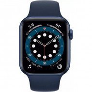 Смарт-часы Apple Watch Series 6 GPS + Cellular 40mm Blue Aluminum Case w. Deep Navy Sport B. (M02R3)