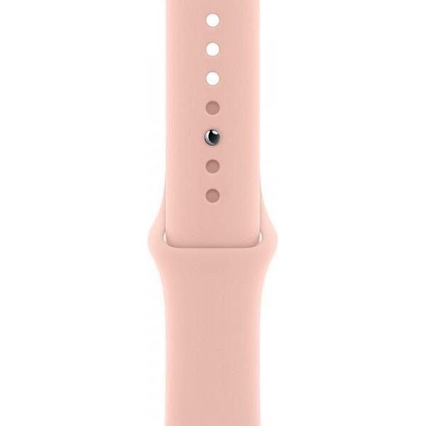 Смарт-часы Apple Watch Series 6 GPS + Cellular 44mm Gold Aluminum Case with Pink Sand Sport Band (M07G3)  Фото №2