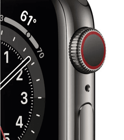 Смарт-часы Apple Watch Series 6 GPS + Cellular 44mm Graphite Stainless Steel Case w. Graphite Milanese L. (M07R3)  Фото №2