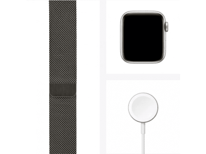 Смарт-годинник Apple Watch Series 6 GPS + Cellular 44mm Graphite Stainless Steel Case w. Graphite Milanese L. (M07R3)  Фото №3
