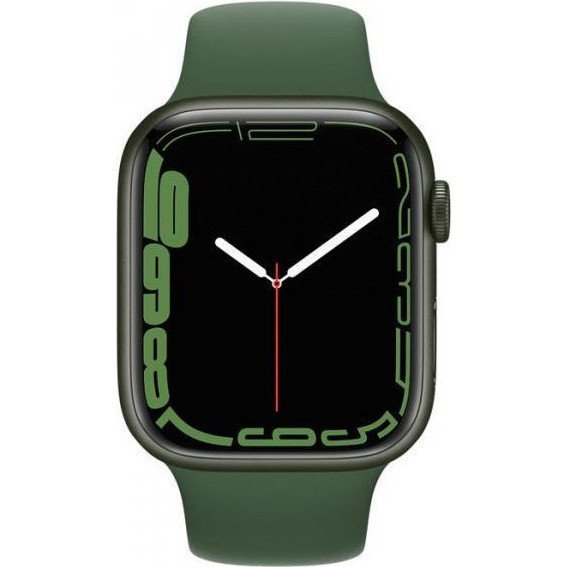 Смарт-годинник Apple Watch Series 7 GPS 45mm Green Aluminum Case With Green Sport Band (MKN73)