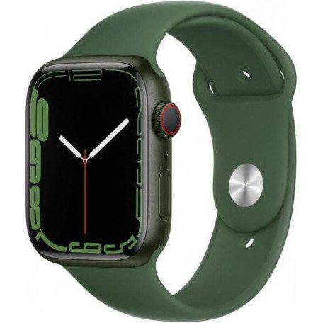 Смарт-годинник Apple Watch Series 7 GPS 45mm Green Aluminum Case With Green Sport Band (MKN73)  Фото №0