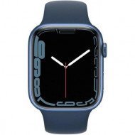 Смарт-годинник Apple Watch Series 7 GPS + Cellular 45mm Blue Aluminum Case w. Abyss Blue S. Band (MKJA3)