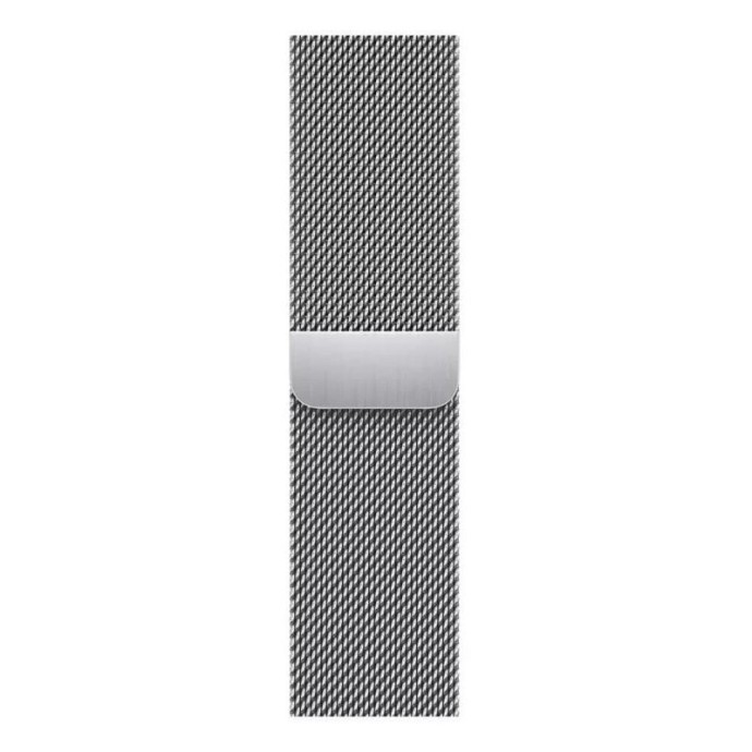 Смарт-годинник Apple Watch Series 7 GPS + Cellular 41mm Silver Stainless Steel Case with Silver Milanese Loop (MKHF3)  Фото №0