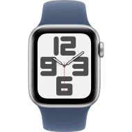 Смарт-часы Apple Watch SE 2 GPS + Cellular 40mm Silver Aluminum Case with Denim Sport Band - S/M (MXFV3, MXGF3)
