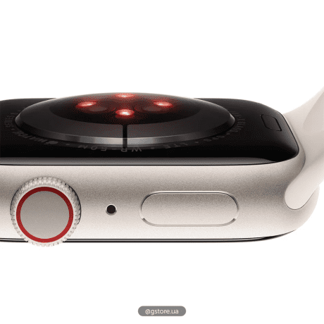Смарт-годинник Apple Watch Series 8 GPS + Cellular 41mm Starlight Aluminum Case w. Starlight Sport Band M/L (MNV03)  Фото №2