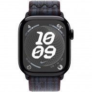 Смарт-годинник Apple Watch Series 10 GPS 46mm Jet Black Alu. Case w. BlackBlue Nike Sport Loop (MWX13+MYJD3)