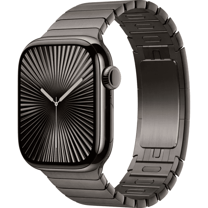 Смарт-годинник Apple Watch Series 10 GPS + Cellular 42mm Slate Titanium Case w. Slate Link Bracelet (MX0M3+MXMD3)  Фото №0