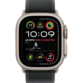 Смарт-годинник Apple Watch Ultra 2 GPS + Cellular 49mm Natural Titan. Case w. Black Trail Loop - M/L (MYT73+MXTR3)