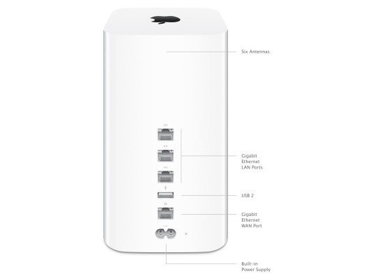 Бездротовий маршрутизатор (роутер) Apple AirPort Time Capsule 2 TB (ME177)  Фото №0