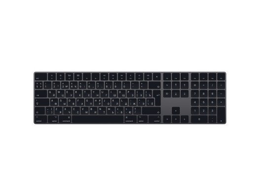 Клавіатура Apple Magic Keyboard with Numeric Keypad Space Gray (MRMH2)