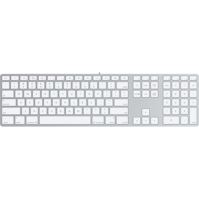 Клавіатура Apple Keyboard Aluminium (MB110) (no Box)