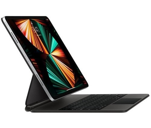 Чехол-клавиатура для планшета Apple Magic Keyboard для iPad Pro 12.9&quot; 5th gen. - Black (MJQK3UA/A) (Open)  Фото №1