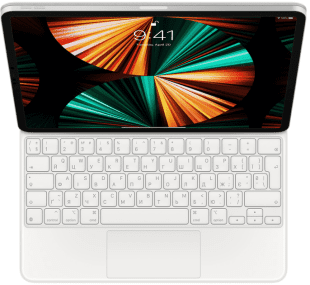 Чехол-клавиатура для планшета Apple Magic Keyboard для iPad Pro 12.9&quot; 5th gen. - White (MJQL3UA) (Open)