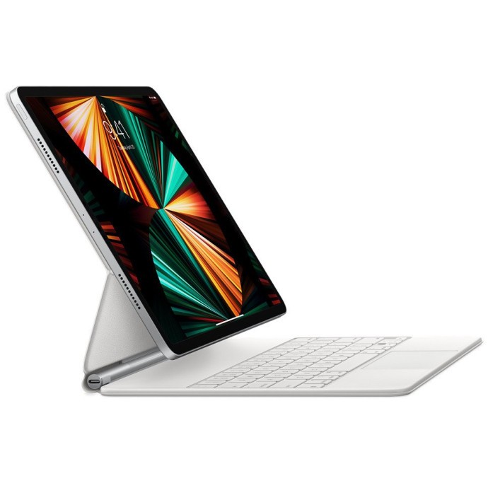 Чохол-клавіатура для планшета Apple Magic Keyboard for iPad Pro 12.9&quot; 5th gen. - White (MJQL3UA) (Open)  Фото №0