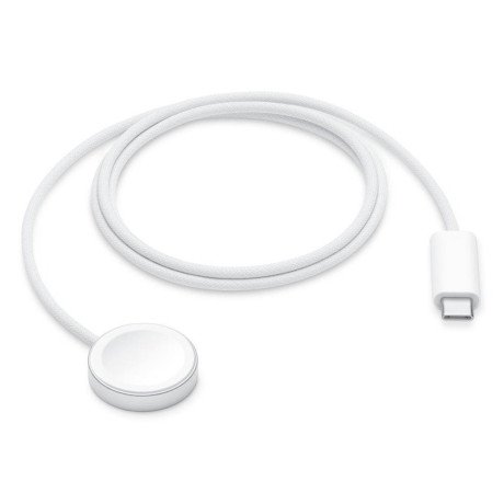 Беспроводное зарядное устройство для Apple Watch Magnetic Fast Charger USB-C 1m White (MLWJ3, MT0H3)