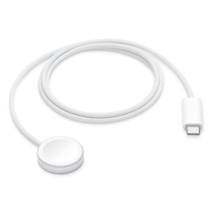 Бездротовий зарядний пристрій Apple Watch Magnetic Fast Charger to USB-C 1m White (MLWJ3, MT0H3)