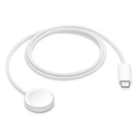 Бездротовий зарядний пристрій Apple Watch Magnetic Fast Charger to USB-C 1m White (MLWJ3, MT0H3) (no Box)