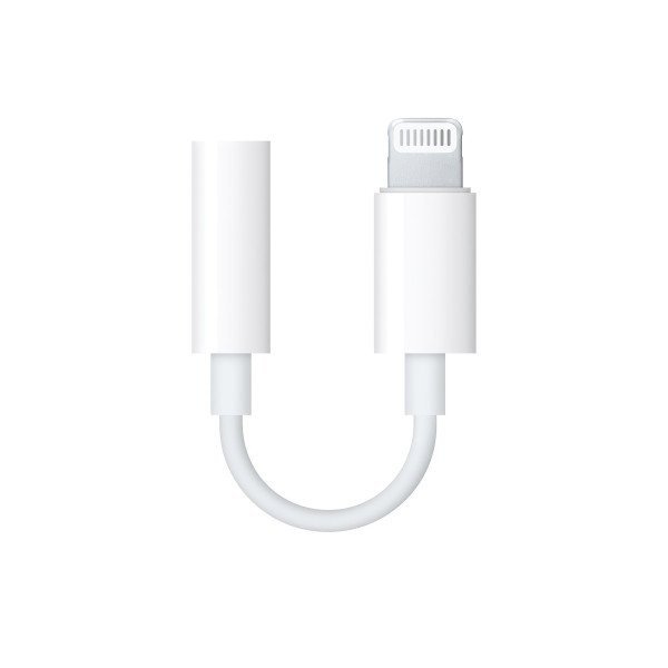 Переходник Apple Lightning для 3.5mm Headphones for iPhone 7 (MMX62)  Фото №0